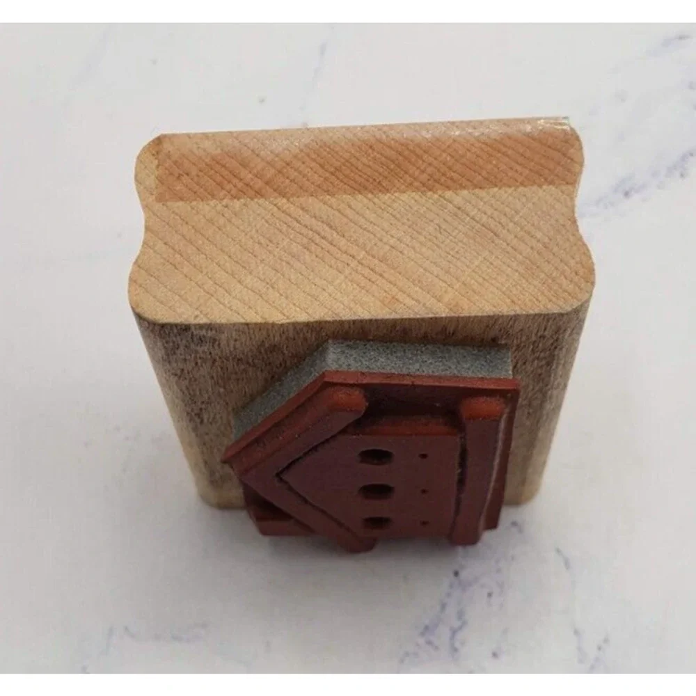 Stampin' Up! Bold Block House Wood Mounted Rubber Stamp